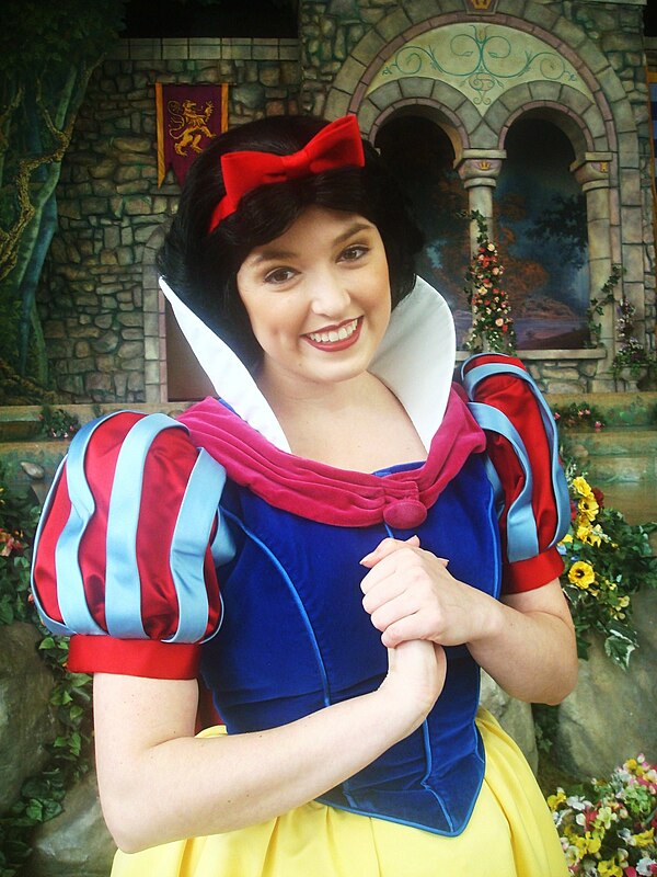 Snow White at Disneyland in 2012