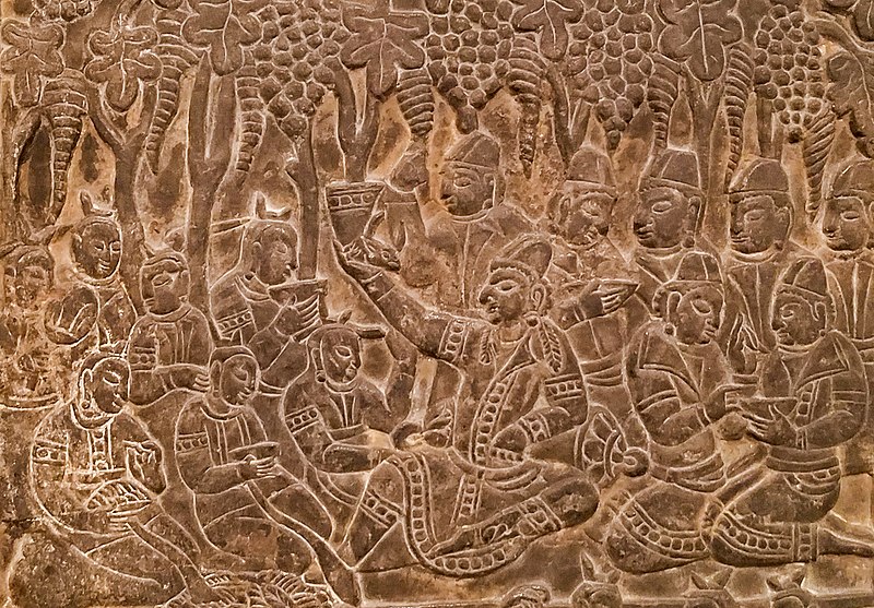 File:Sogdians having a toast, with females wearing Chinese headdresses.jpg