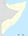 Administrative map of Somalia