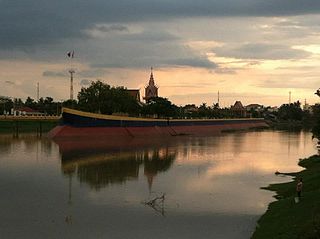 Pursat City in Pursat Province, Cambodia