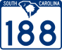 Indicatore della South Carolina Highway 188