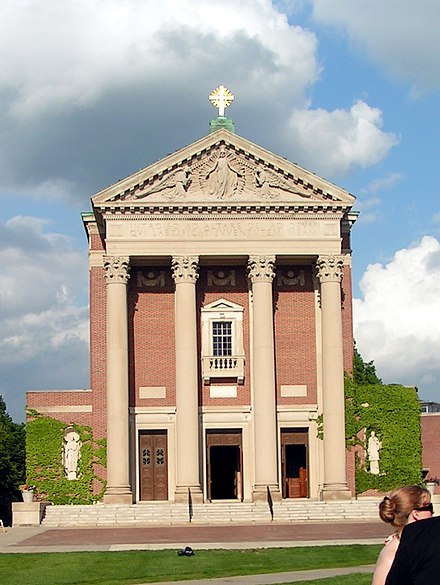View of St. Joseph Memorial Chapel