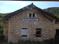 Kaldrma, tren istasyonu