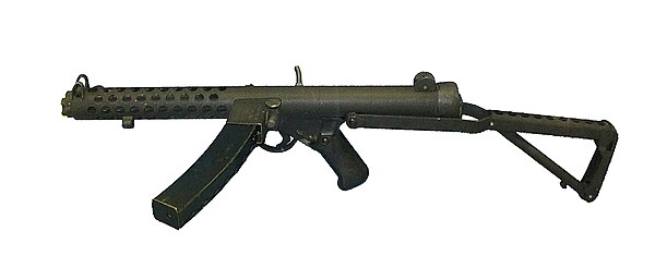 Sterling submachine gun similar to those used in the attack