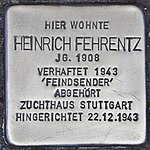 Stumbling block for Heinrich Fehrentz (Heidelberg) .jpg