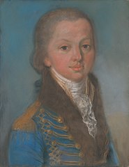 Portrait of Baron Joseph Mednyánszky at Young Age