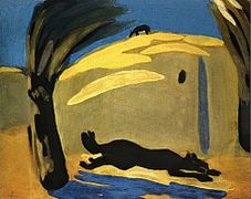 «Ամառային տապ. Վազող շուն», 1909
