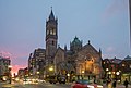Image 12Old South Church at Copley Square at sunset. This United Church of Christ congregation was first organized in 1669. (from Boston)