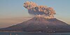 Sakurajima, an active volcano and a symbol of Kagoshima