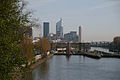 Ecluse sur la Seine à Suresnes