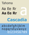 Thumbnail for Tahoma (typeface)