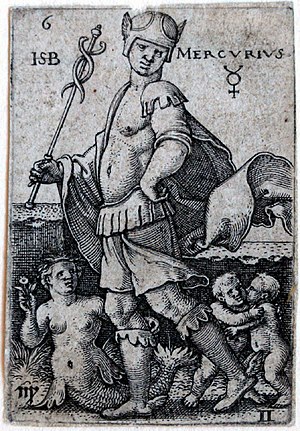 Beham, (Hans) Sebald (1500-1550): Mercury, fro...