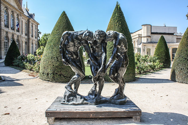 File:The Three Shades by Auguste Rodin, Musée Rodin garden, Paris August 2013.jpg