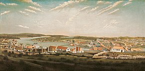 The Sydney colony (circa 1799) Thomas Watling View of Sydney.jpg