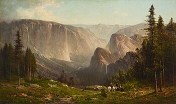 Yosemite landscape by Thomas Hill (1871) Thomas hill yosemite 092610).jpg