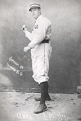 Baseball card of O'Neill, c. 1889