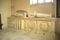 Tombeau de Nicolas de Silly et de sa femme dans l'église Saint-Pierre de Dampierre (Calvados).