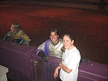 A king posing with an audience member in 2006 Tournament of Kings show (2006) 4.jpg