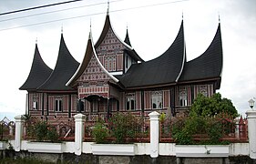 Rumah gadang di Lintau
