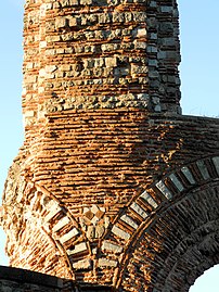 Detalhe de construção na grande abside