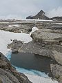 Tsanfleuron Blick Richtung Oldenhorn