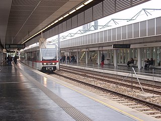 <span class="mw-page-title-main">Handelskai station</span> Vienna U-Bahn station