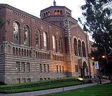 Powell Library, main facility of the UCLA Library. UCLA Library (cropped).JPG
