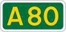 A80 road