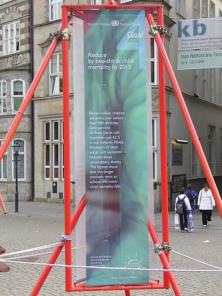 File:UN Millennium Development Goals, Bremen 12.JPG