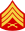 three chevrons with crossed rifles