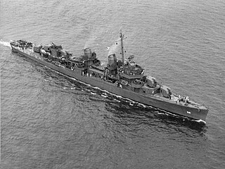 USS <i>Charrette</i> Fletcher-class destroyer