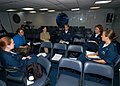 US Navy 040615-N-4190W-001 A women's Bible study is held in the ship's chapel aboard the conventionally powered aircraft carrier USS John F. Kennedy (CV 67).jpg