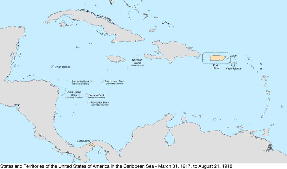 caribbean sea world map