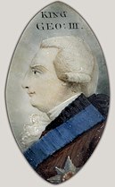 Portrettbrosje av kong Georg III