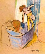 《入浴》(1908)