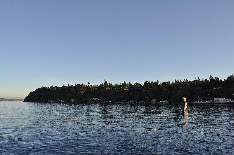 File:Vashon, WA - view south from north ferry dock.jpg