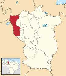 Anzoátegui – Mappa