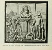 Monument in the Church of Voeu National, in Montmartre.