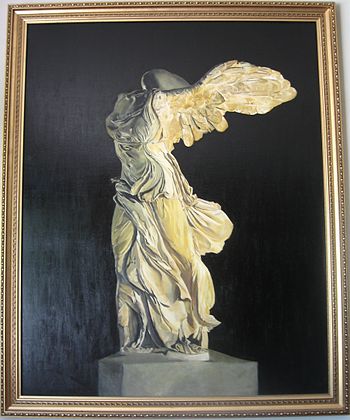 Painting of Victory of Samothrace