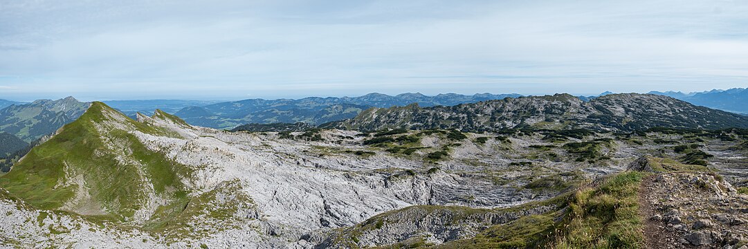 Ausblick auf "Gottesacker" und die Gottesackerwände