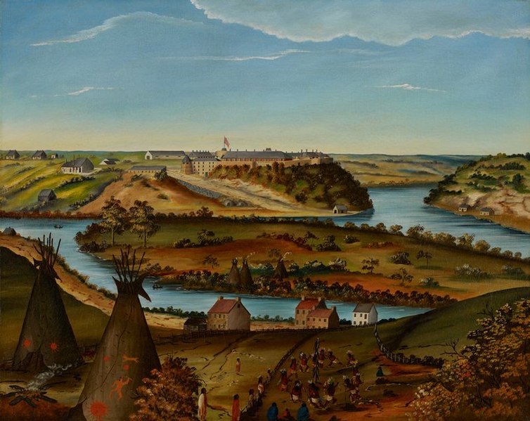 File:View of Fort Snelling by Edward K Thomas.jpg