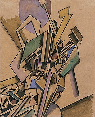 Vorticist Study by Edward Wadsworth - 1914