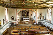 Bilder von einer Wanderung auf den Hörnleberg bei Oberwinden. Auf dem Gipfel steht die Marienwallfahrtskapelle ""Unserer Lieben Frau vom Hörnleberg"