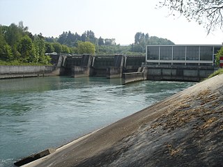 Wasserkraftwerk Aarberg