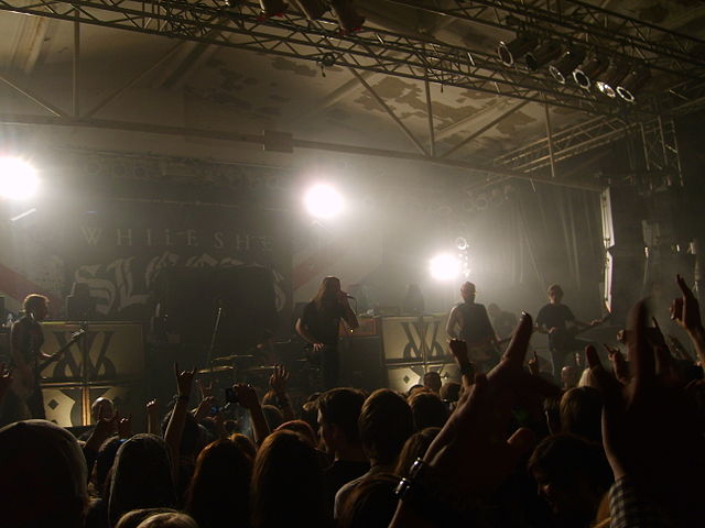 The band performing in Cologne in 2013
