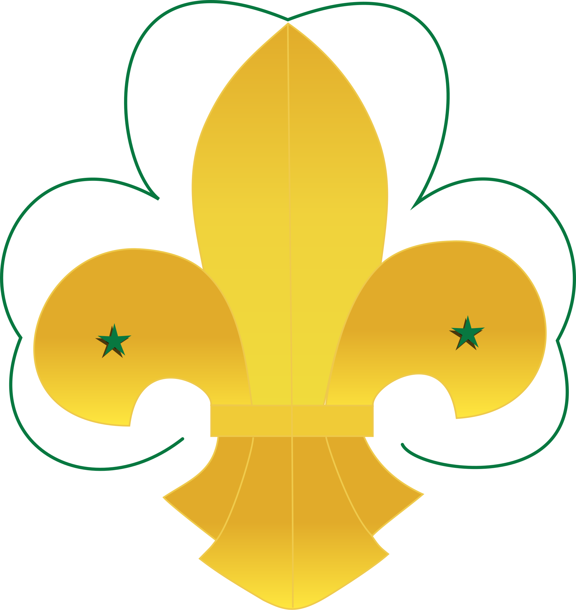 File:WikiProject Scouting fleur-de-lis trefoil.svg - Wikimedia Commons
