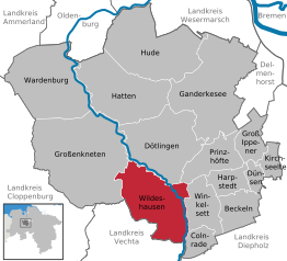 Kaart van Wildeshausen