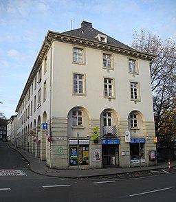 Wuppertal, Wichlinghauser Markt 1 - 7, Fassaden Wichlinghauser Schulstr. und Westkotter Str., Bild 1