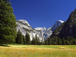 Yosemite Valley with Half Dome in the distance.jpg