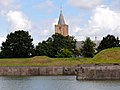 Zicht op Naarden zuidzijde